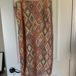 Multicolor Sequin Women's Skirt